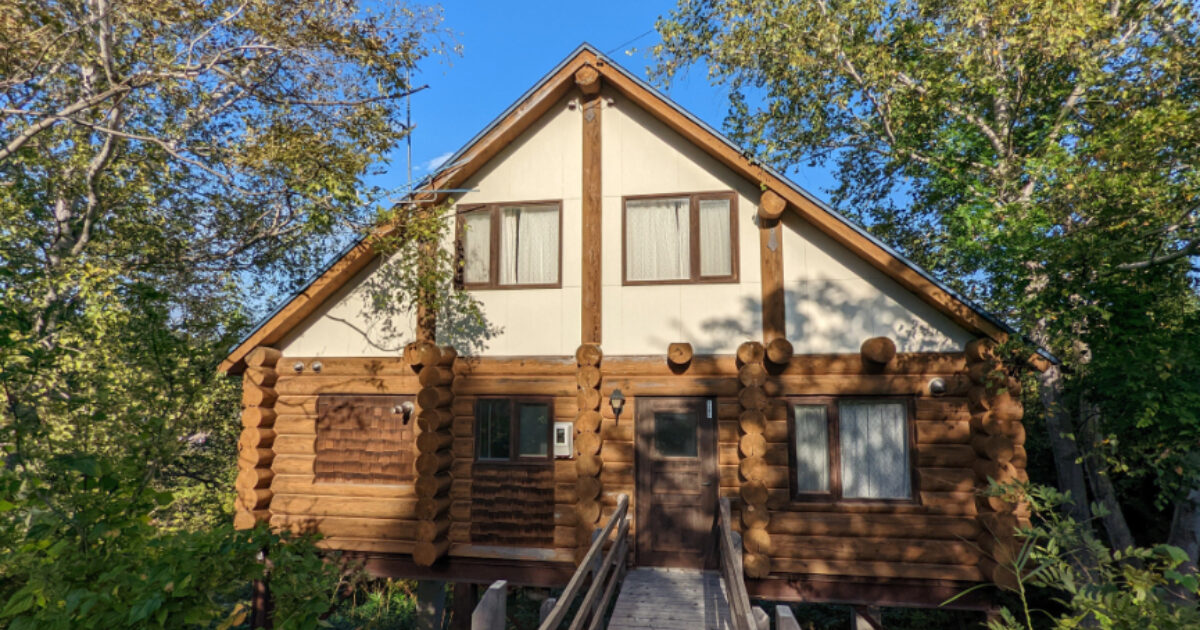 ニセコ 別荘地　水彩画　SHO ログハウス Toya Log House | ニセコリアルエステート